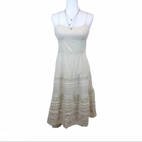 chinese dress ladies Lace Applique Slip Dress – Tibi Official main image 0